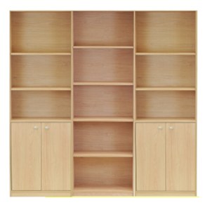 Libreros 6 Niveles 60 Modulares Mixtos, Total 180 X 180 X 30 Cm. Carvallo N0041