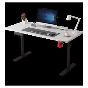 Escritorio Eléctrico Ajustable Blanco