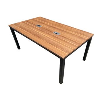 Mesa De Reunión Con Pasacables Integrado 180X100X75Cm Ul-25Ju0058-1800-2087