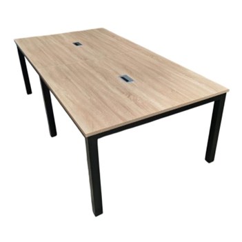 Mesa De Reunión Con Pasacables Integrado 360X120X75Cm Ul-25Ju0058-3600-Hsp