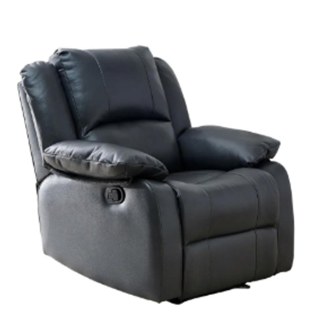 Sillón Berger Reclinable León Negro