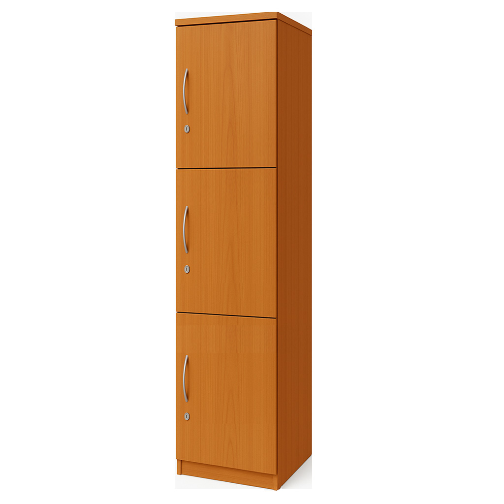 Locker de Madera 3 Puertas 170x35x45 cm