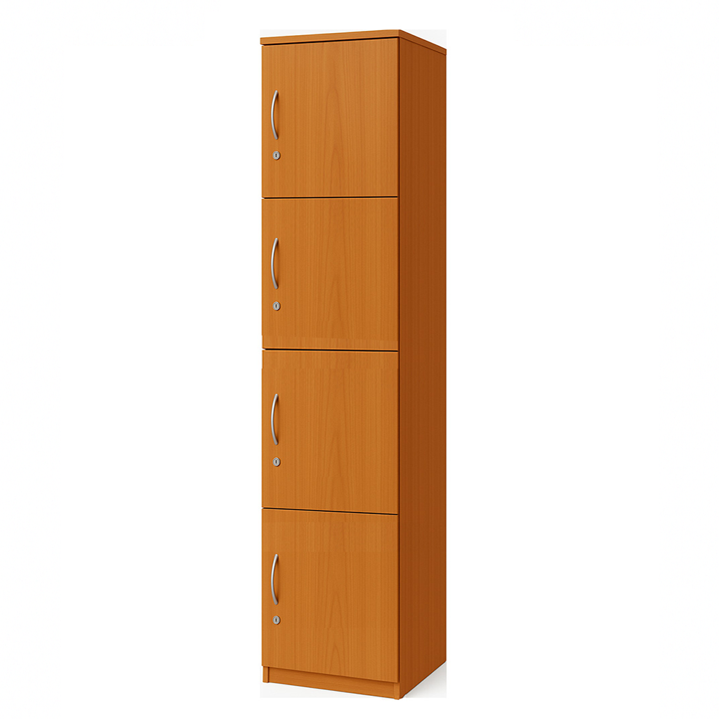 Locker de Madera 4 Puertas 170x35x45 cm