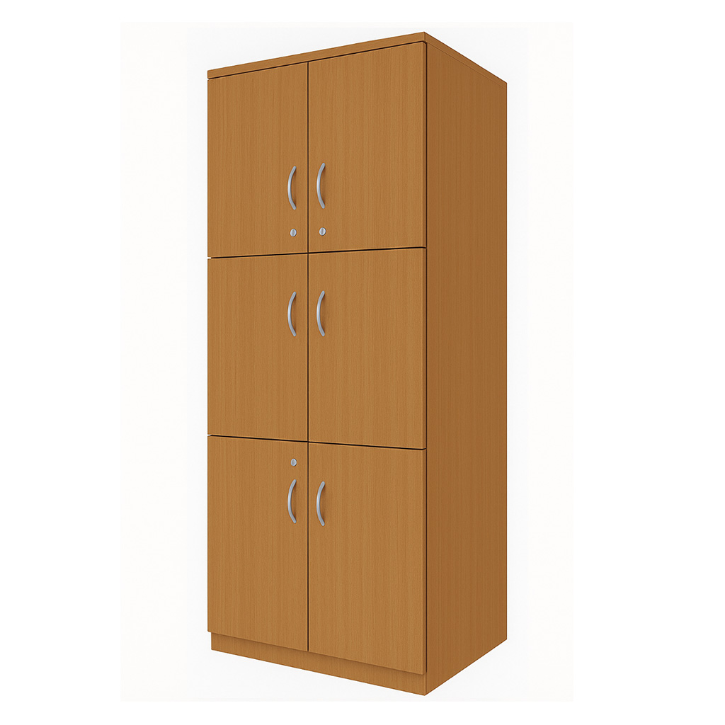 Locker Madera 2C 6P Alto 170 Cm X Ancho 57 Cm X Fondo 45 Cm