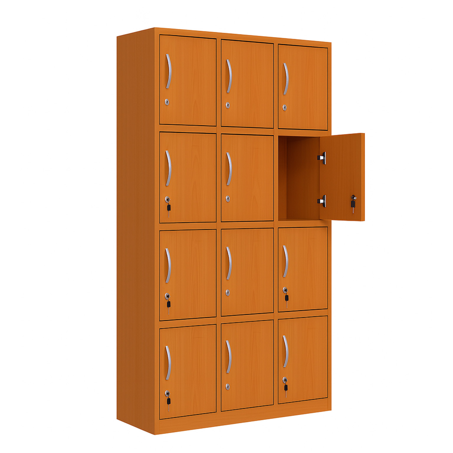 Locker Madera 3C 12P Alto 170 Cm X Ancho 83 Cm X Fondo 45 Cm