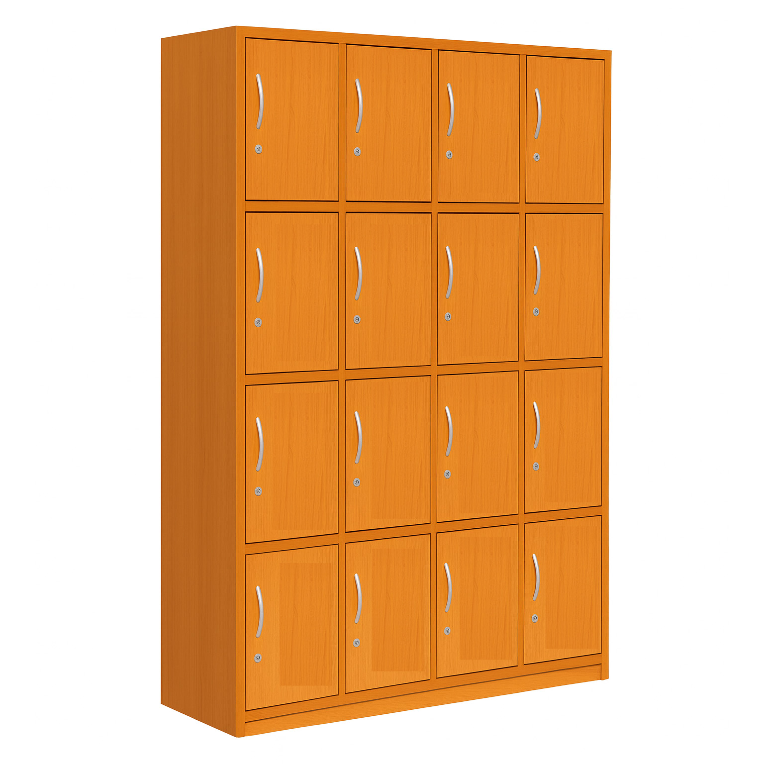 Locker Madera 4C 16P Alto 170 Cm X Ancho 140 Cm X Fondo 45 Cm