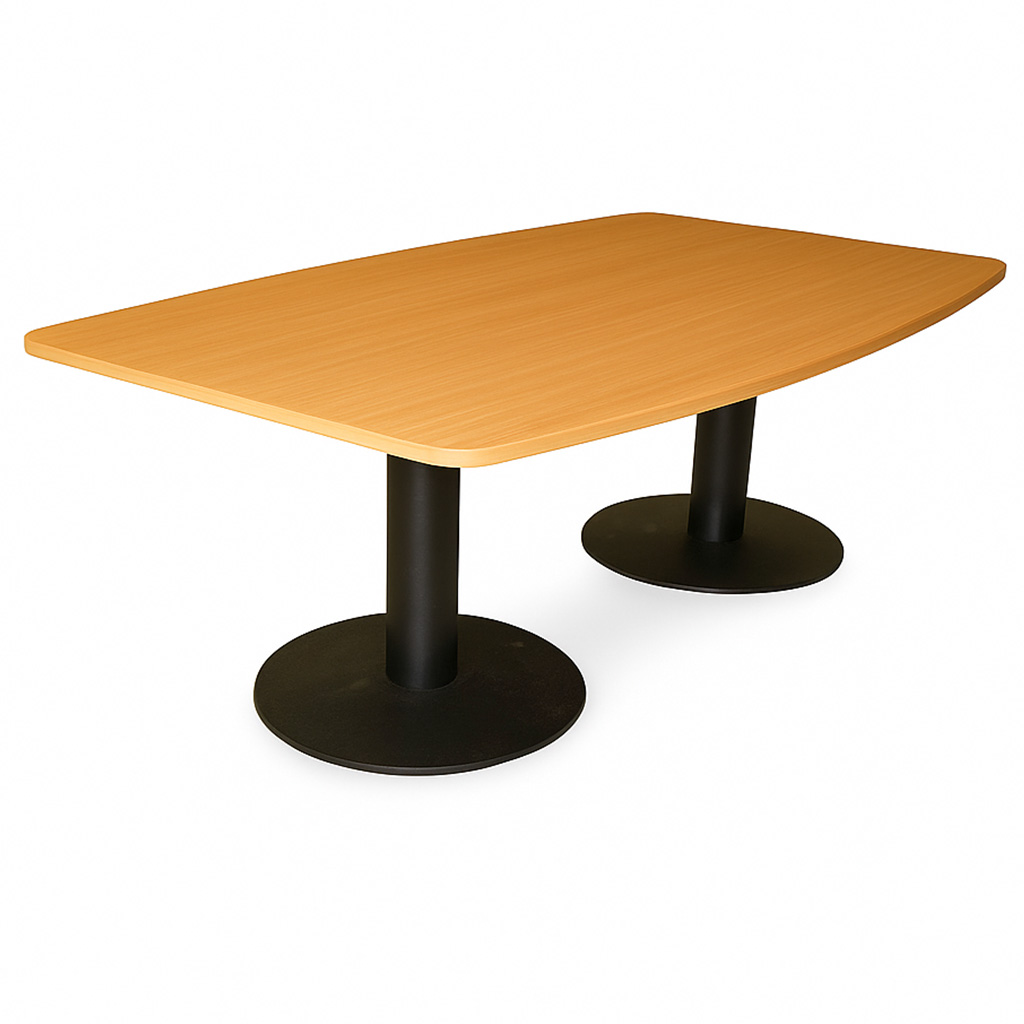 Mesa De Reunion Ovalada 2Mtrs X 1Mtrs