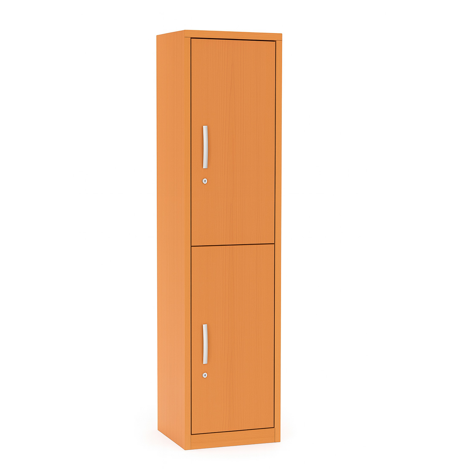 Locker de Madera 2 Puertas con Ganchos 30x40x192 cm