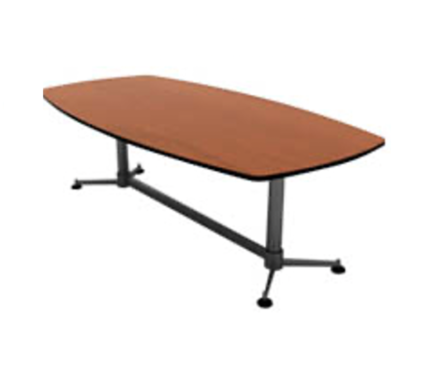 Mesa De Reunion Ovalada Pata Araña 1,8X90X75
