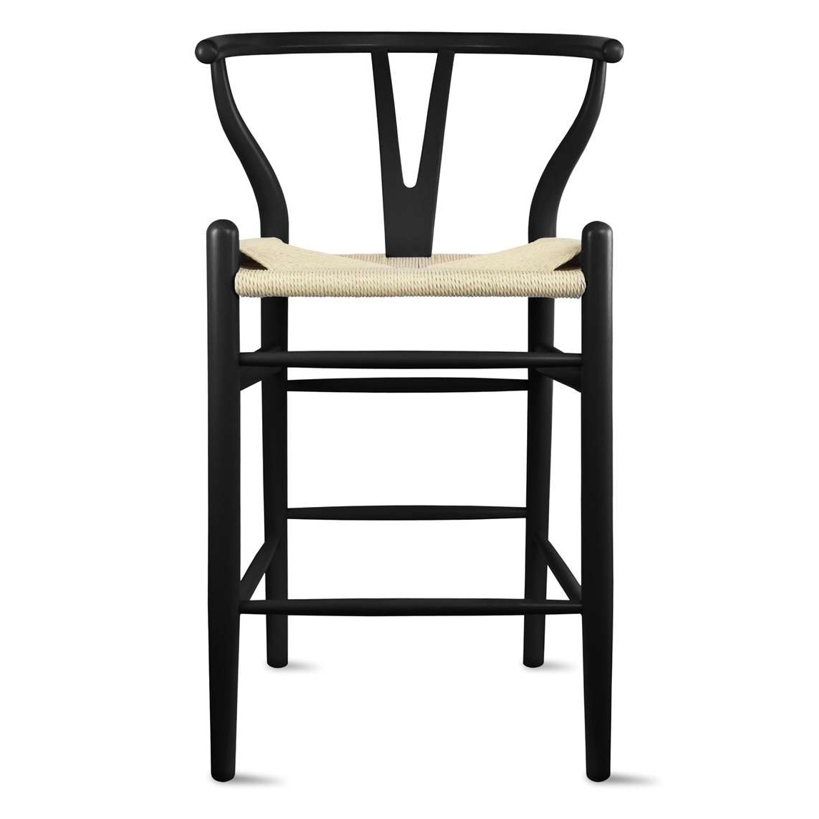 Taburete Wishbone Madera