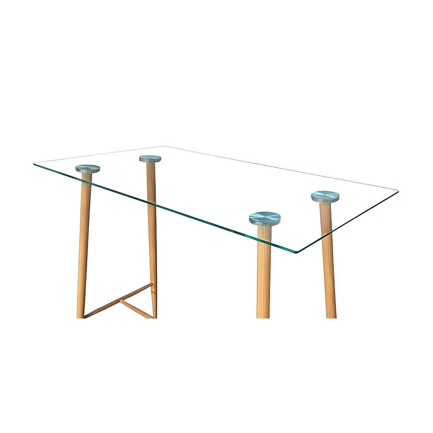 Mesa LYON BAR Rectangular Vidrio Medidas120x60X105cm