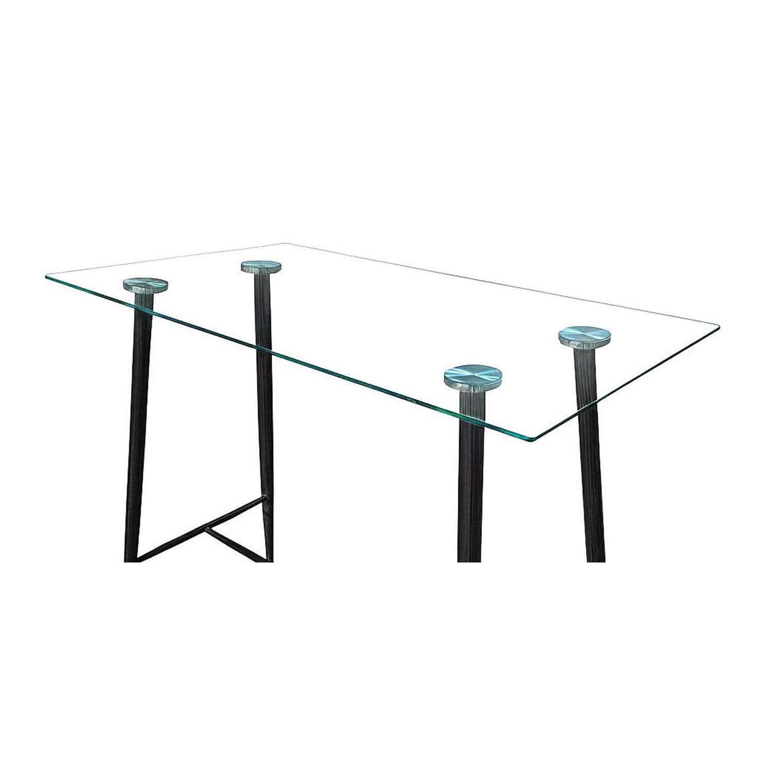 Mesa LYON BAR Rectangular Vidrio Medidas120x60X105cm