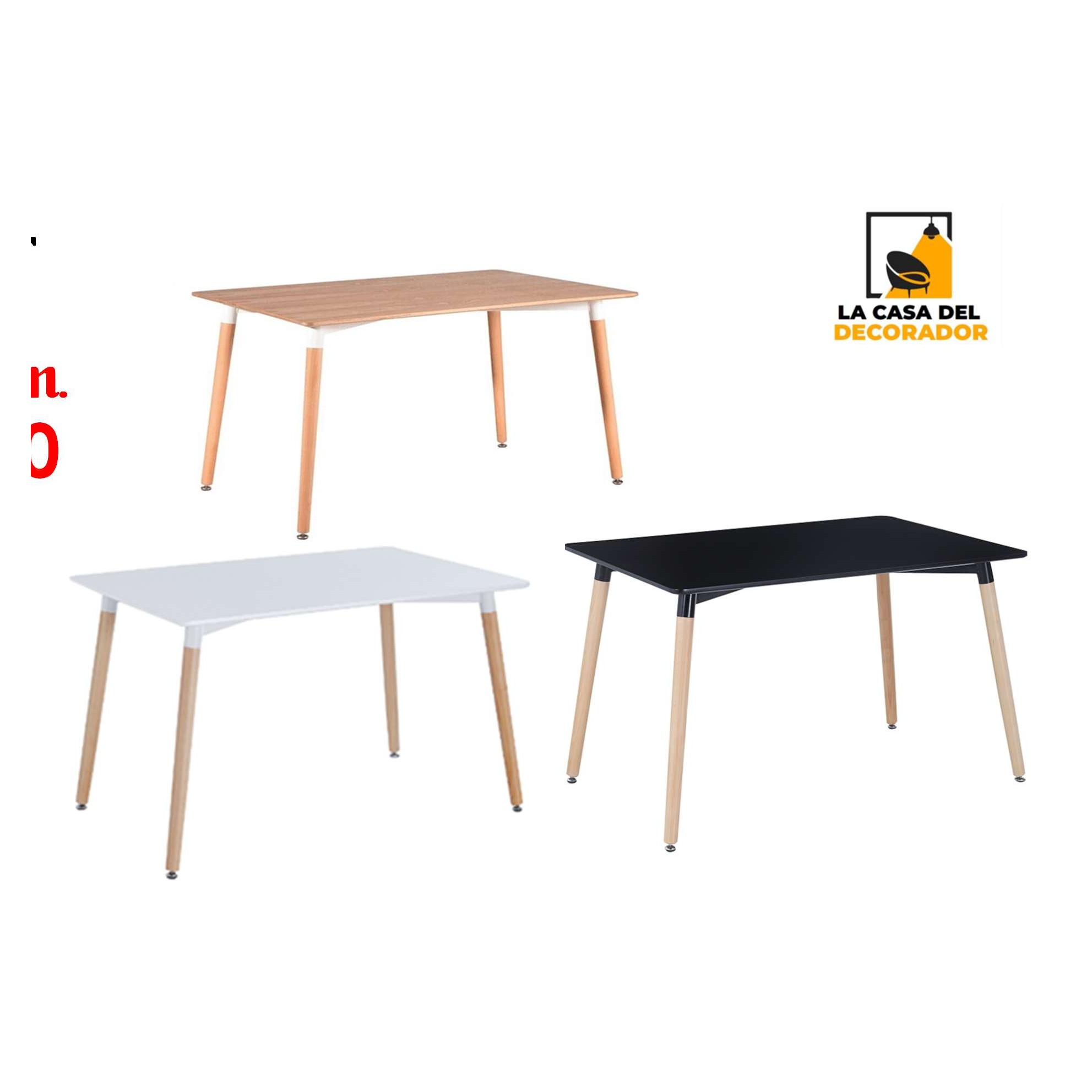 Mesa MDF T Medidas: 130x80cm