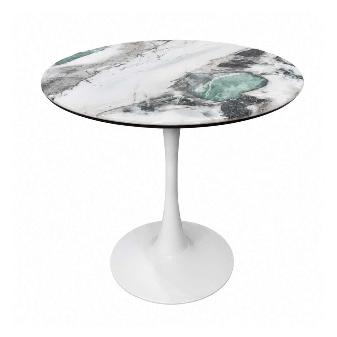 Mesa Tulip Stone MatizadoBlanca