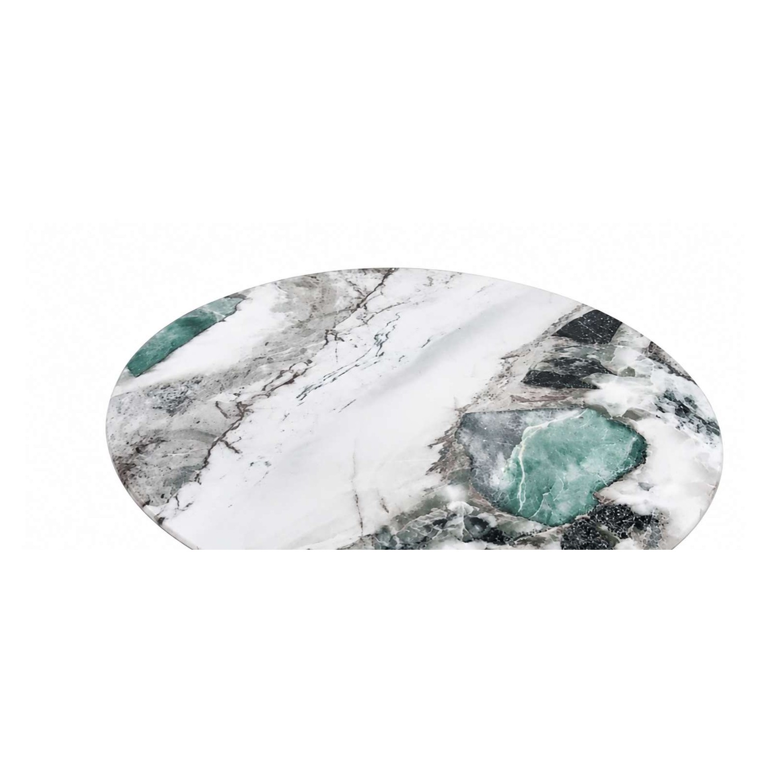 Mesa Tulip Stone MatizadoBlanca