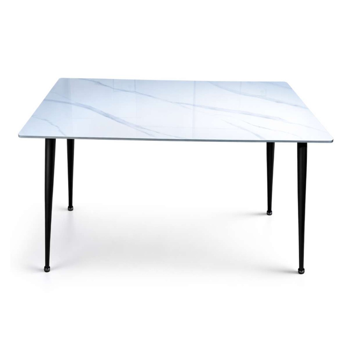 Mesa RectangularCX-W1701Mármol BlancaPata Negra