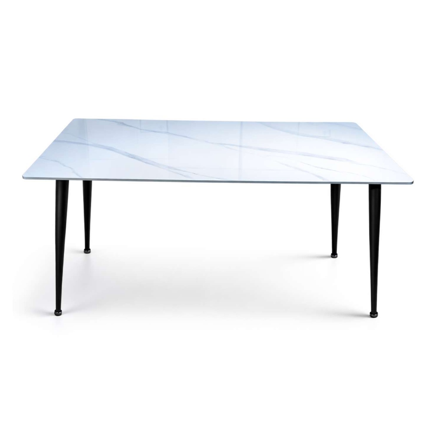 Mesa RectangularCX-W1701Mármol BlancaPata Negra