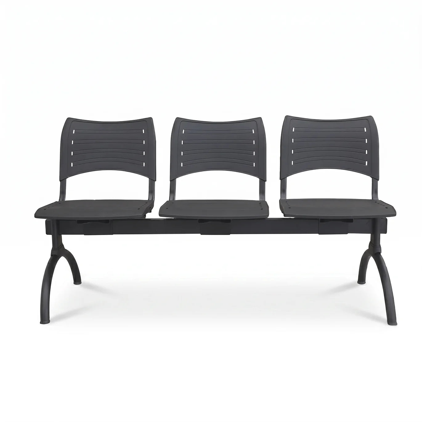 Banqueta ISO Smart Luna 3 Puestos Negro