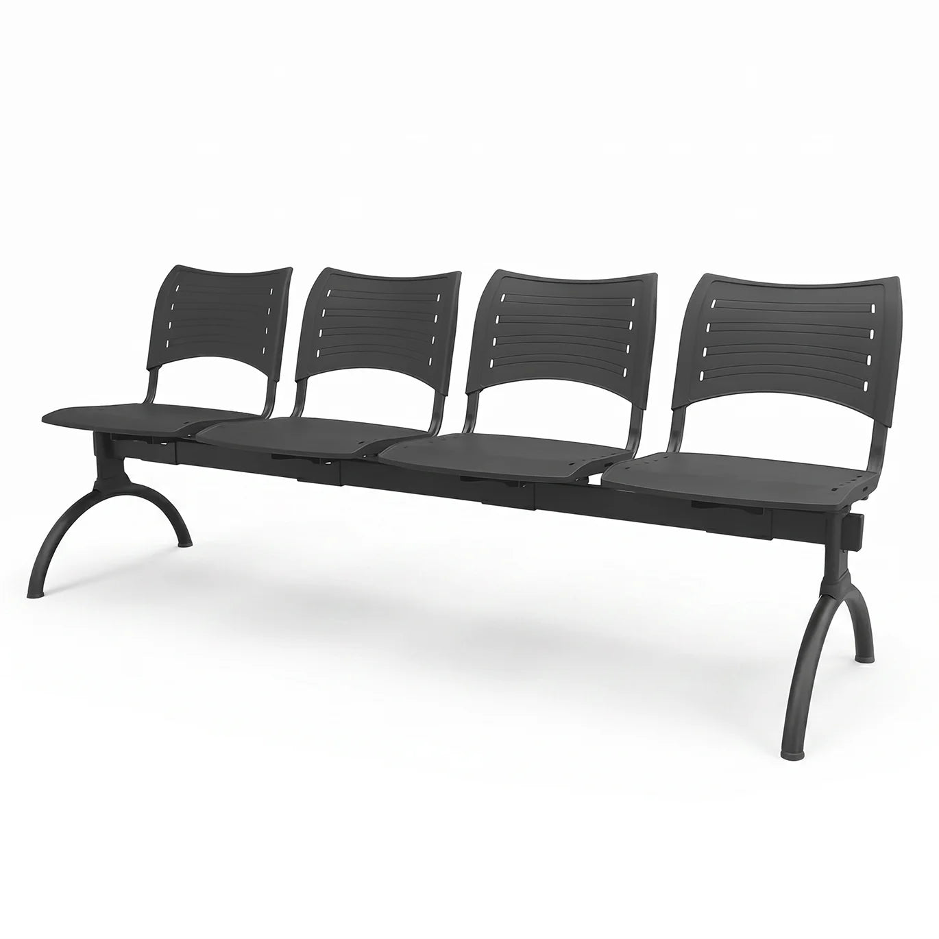 Banqueta ISO Smart Luna 4 Puestos Negro