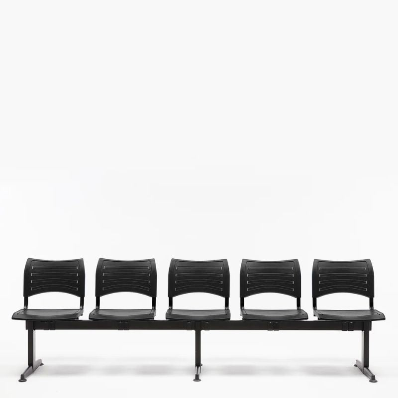 Banqueta ISO Smart Luna 5 Puestos Negro