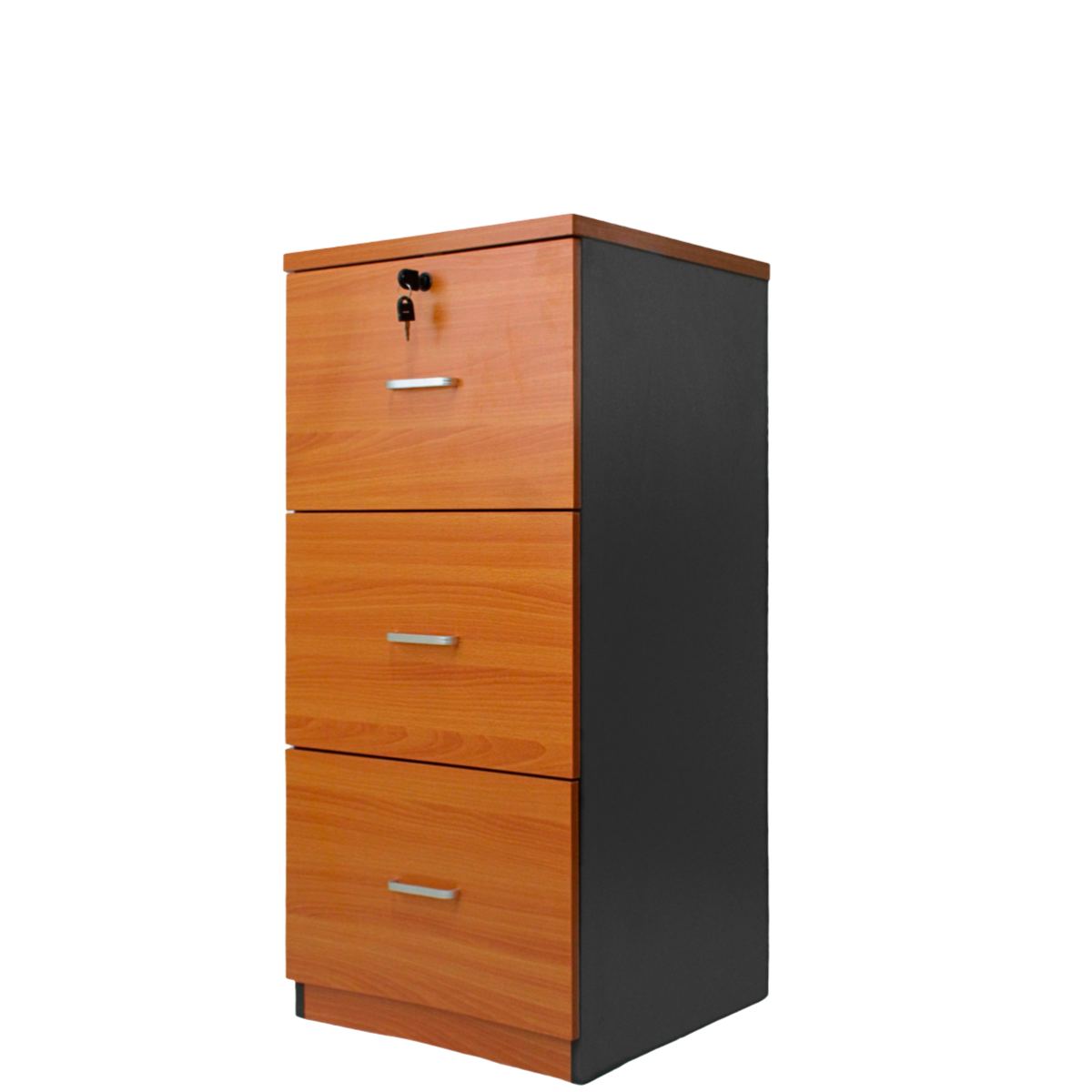 Kardex 3 cajones — Color Peral