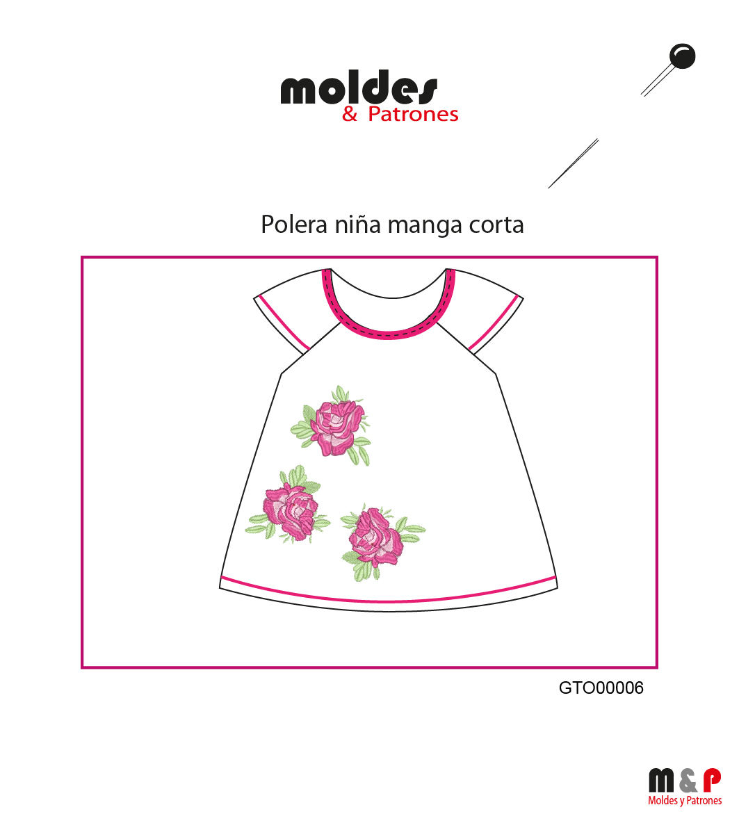6 TALLAS - Polera manguitas