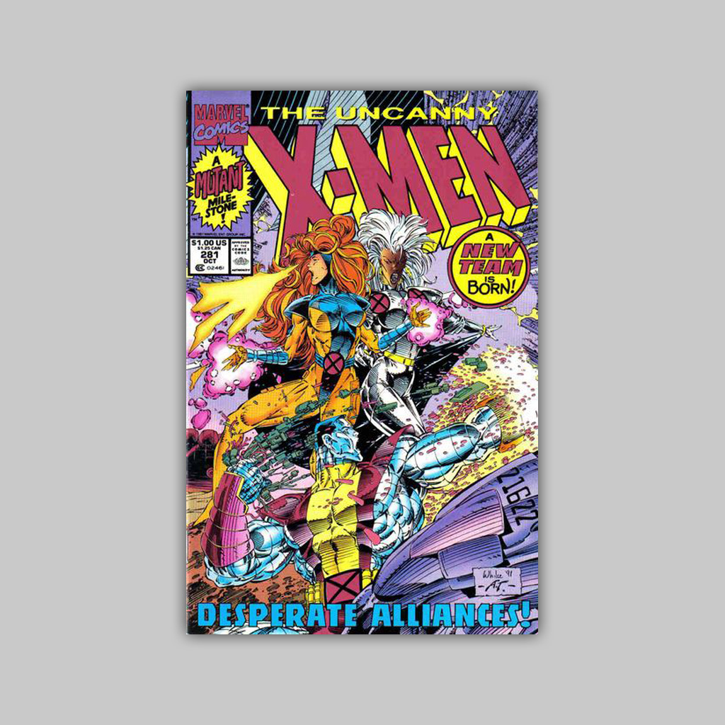 Uncanny x men 281 2nd printing 1991