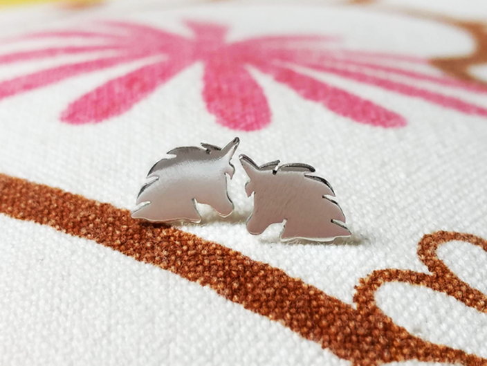 Aretes Niñas Unicornios