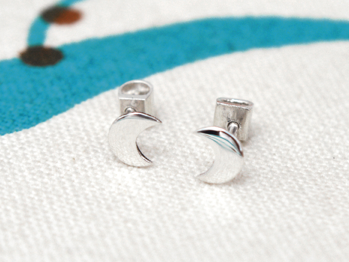 Aretes Niñas Lunas