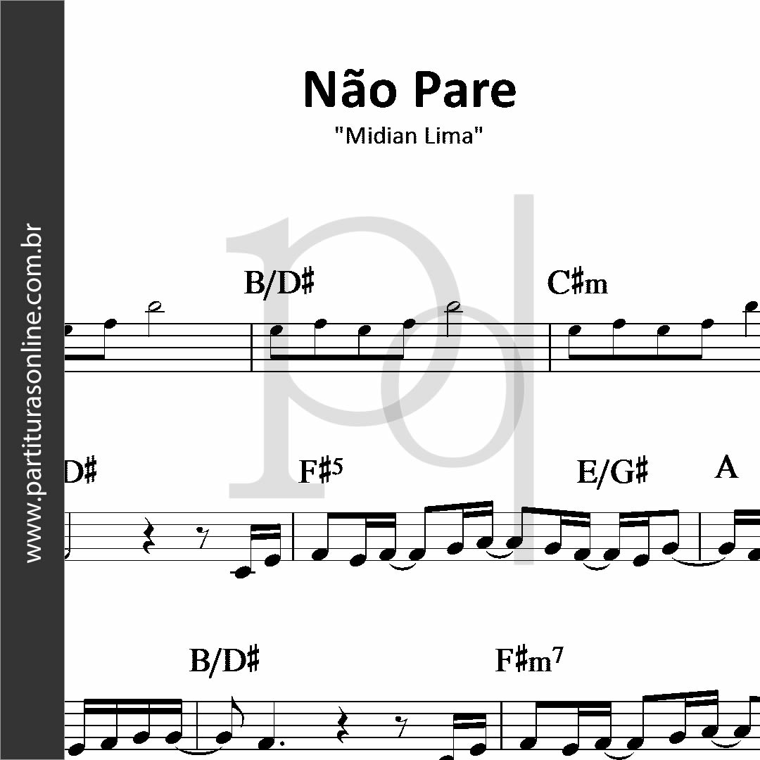 Não Pare Midian Lima