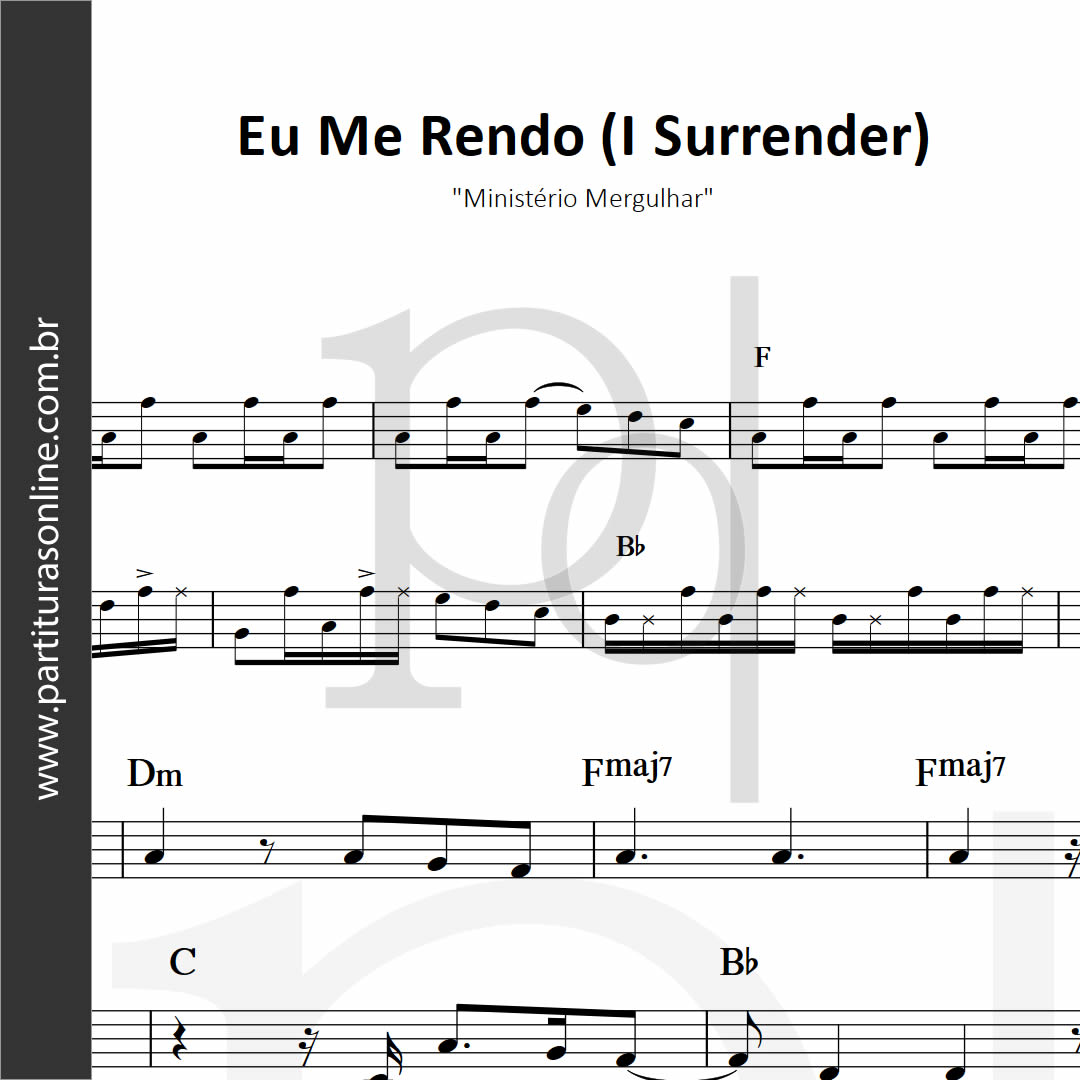 Eu Me Rendo Ministério Mergulhar