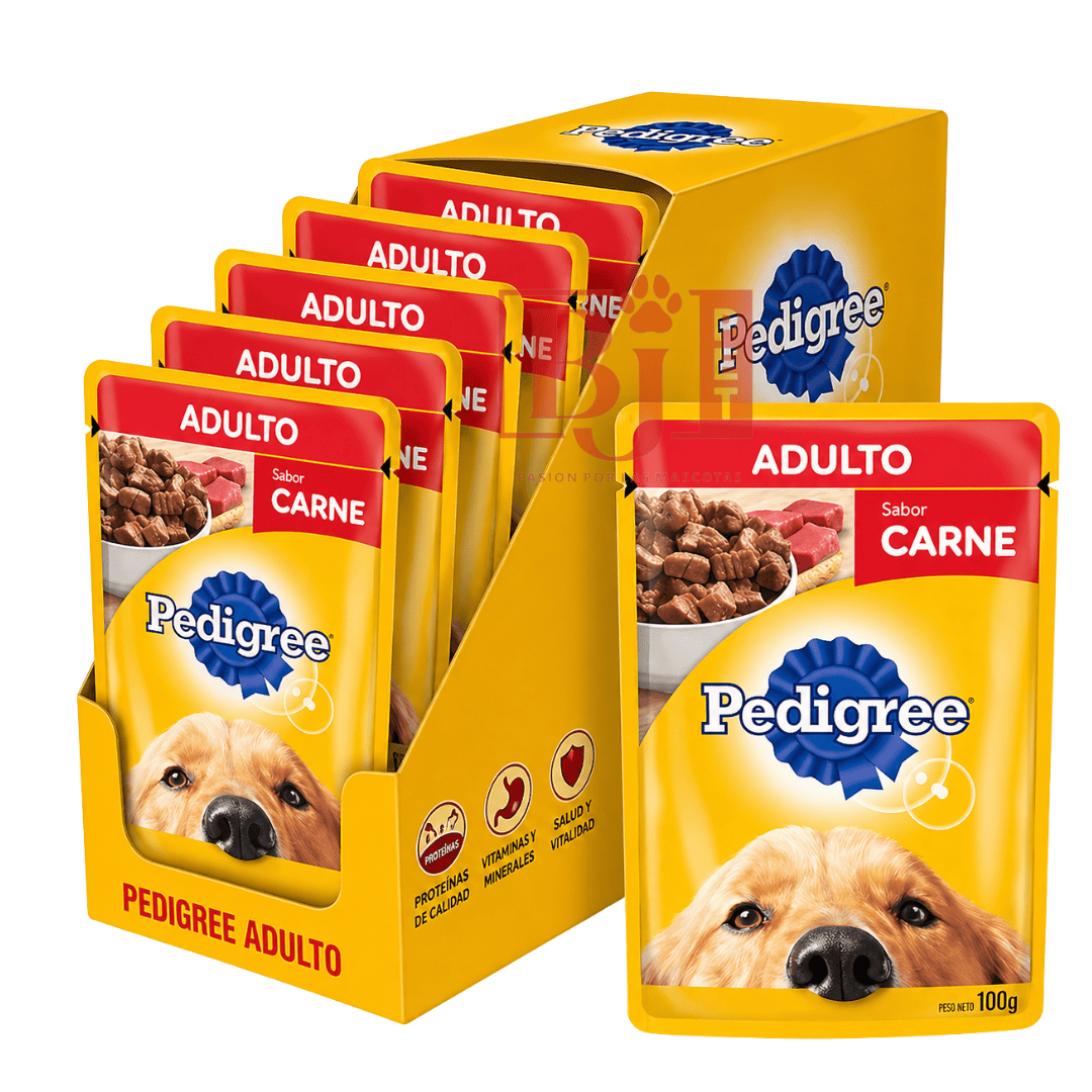 Alimento Húmedo Pedigree Adulto Carne 12 U