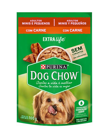 Dog Chow Mini Peq Carne 100 Gr