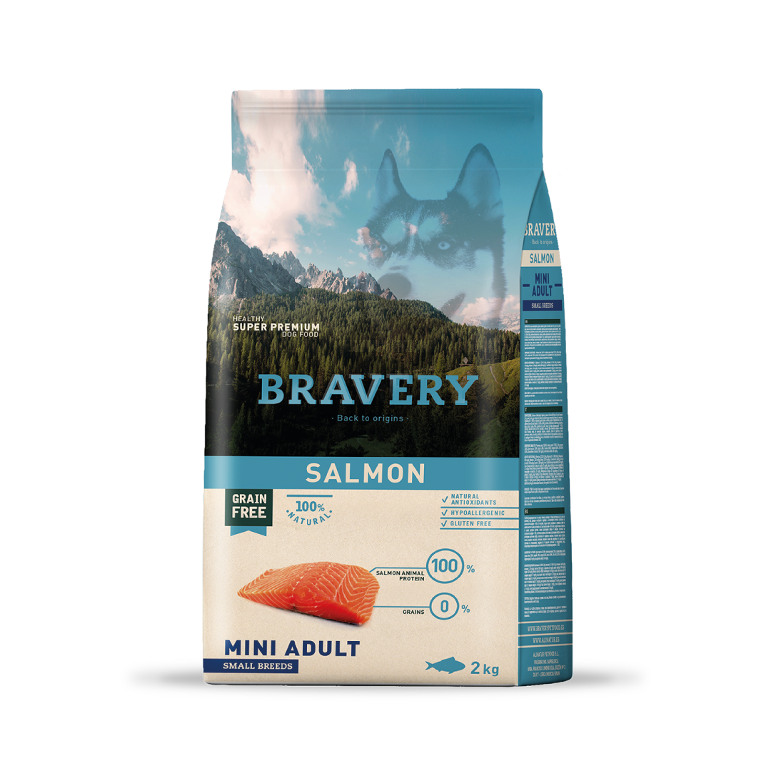 Bravery Salmon Mini Adult Small Breeds 2 Kg