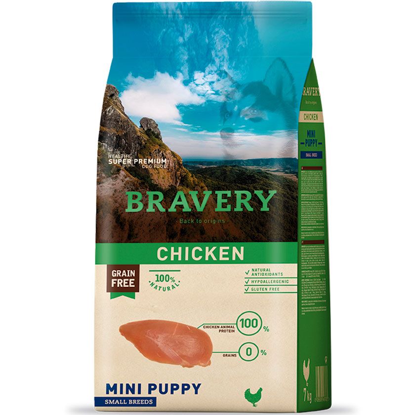 Bravery Chicken Mini Puppy Small Breeds 2 Kg