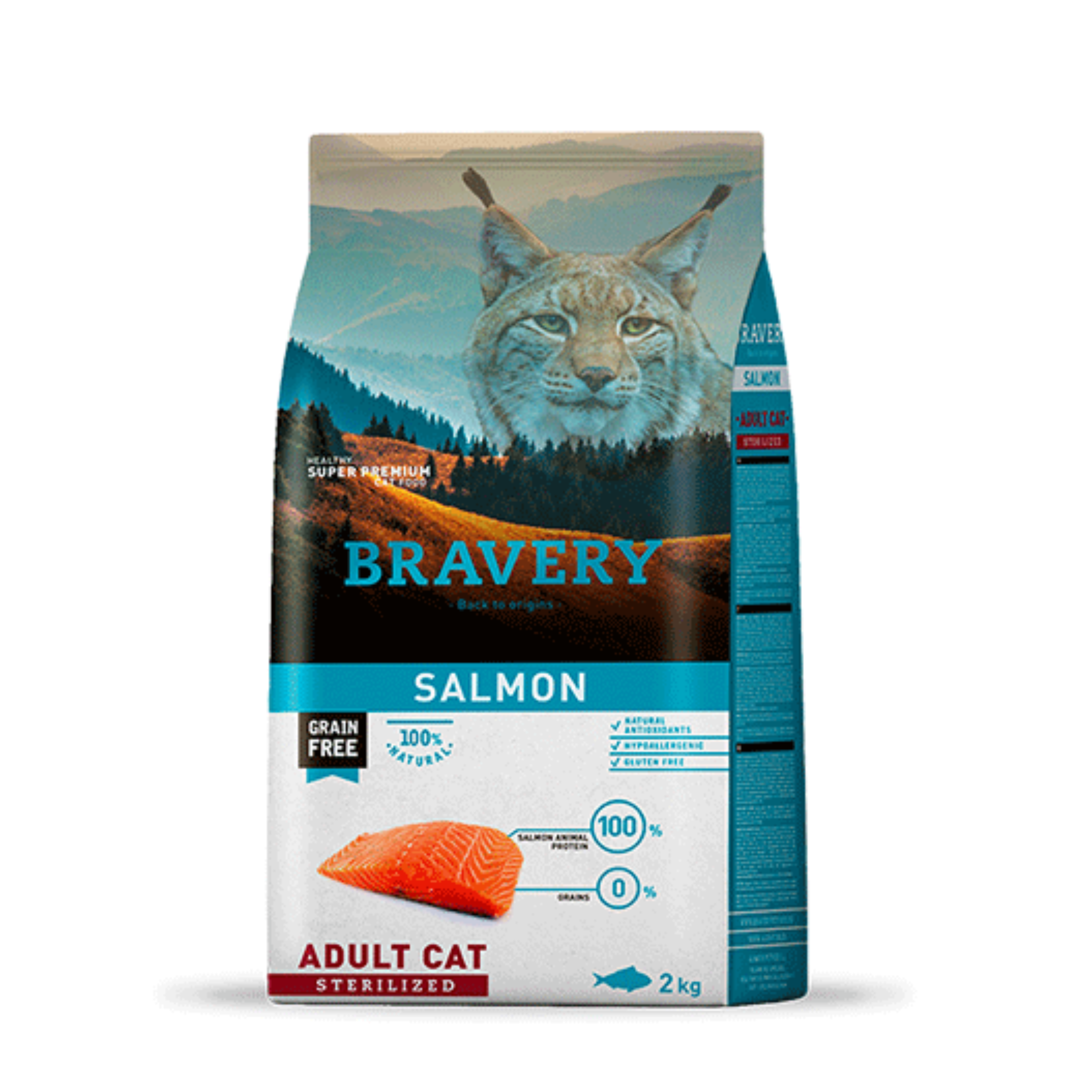 Bravery Salmon Cat Adult Sterilized 2 Kg