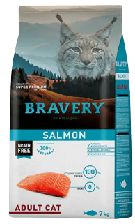 Bravery Salmon Adult Cat 7 Kg