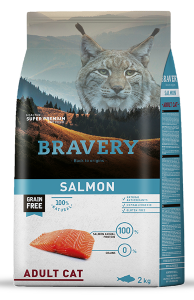 Bravery Salmon Adult Cat 2 Kg