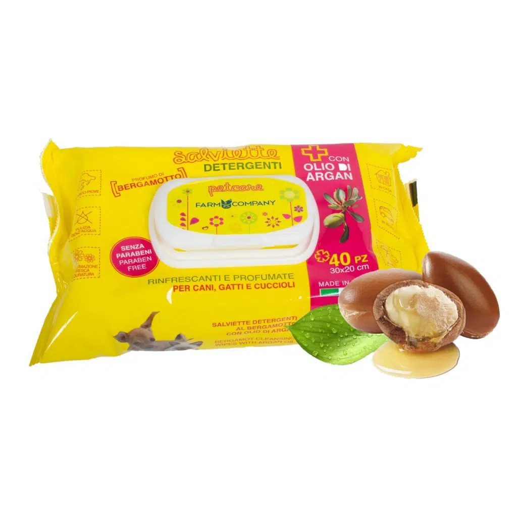Toalla Húmeda Aceite Argan Y Bergamota 40 U