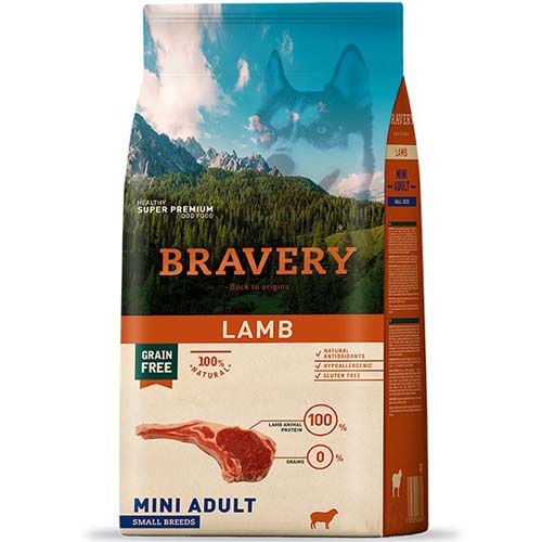 Bravery Lamb-Cordero Mini Adult Small Breeds 2 Kg