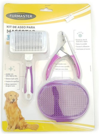 Kit De Aseo Para Mascotas 3 Piezas Furmaster