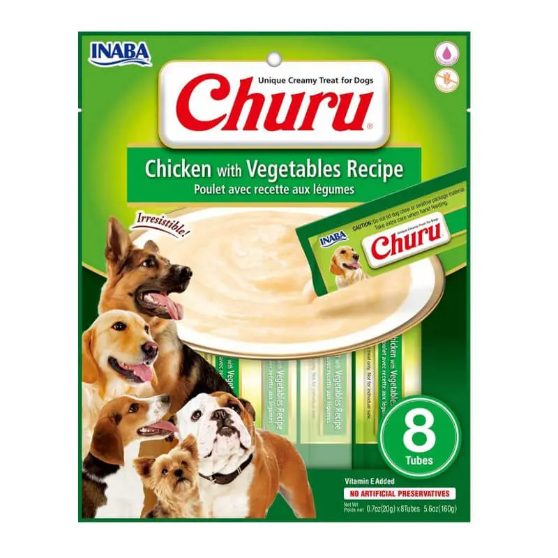 Churu Pollo Vegetales 8 U X 20 Gr (160 Gr)  Usd 605