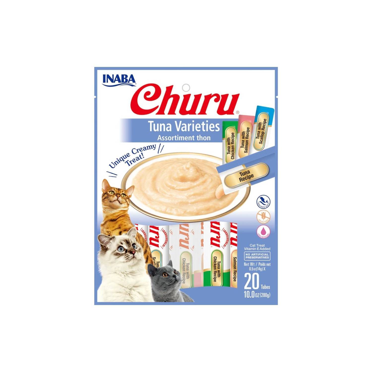 Churu Gato Variedades De Atun 20 Unid