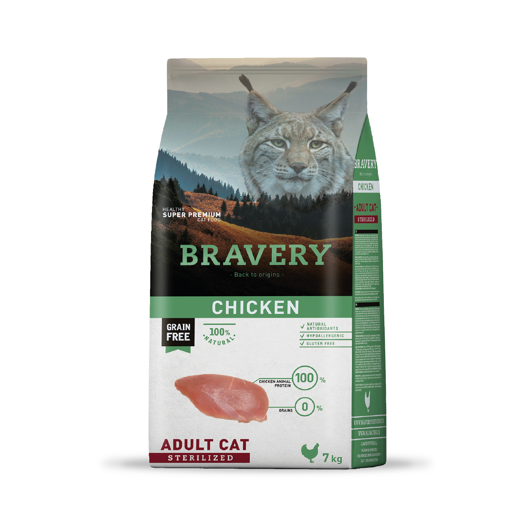Bravery Chicken Sterilized Adult Cat 7 Kg