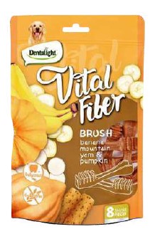 Vital Fiber Banana Calabaza 8u 80 Gr Brush