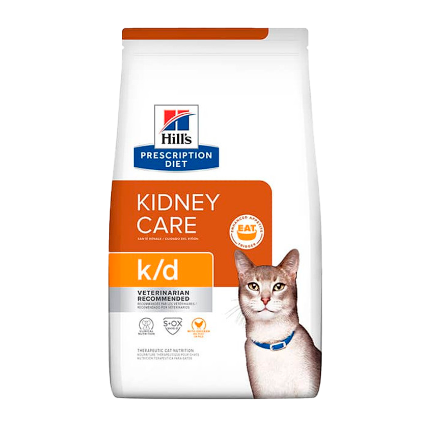 Hills Kidney Care K/D 3.85 Feline Kg.