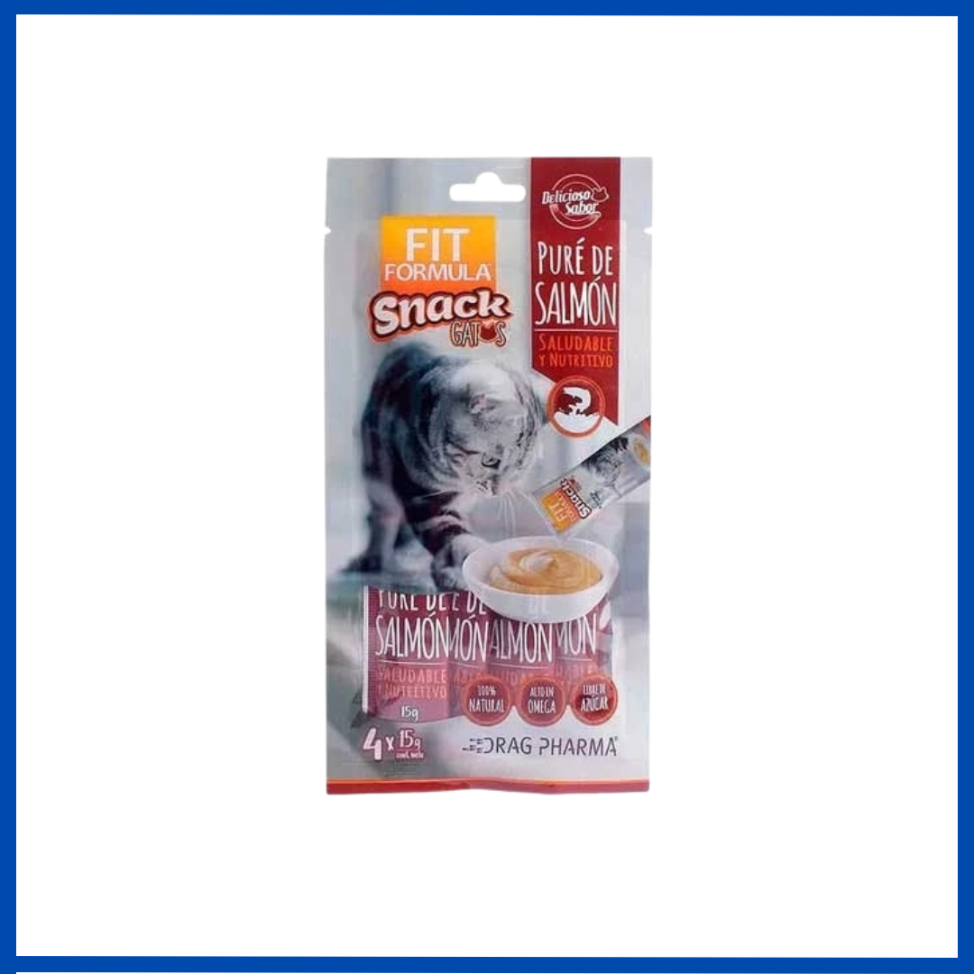 Fit Formula Snack Puré De Salmon 4u 15 Gr