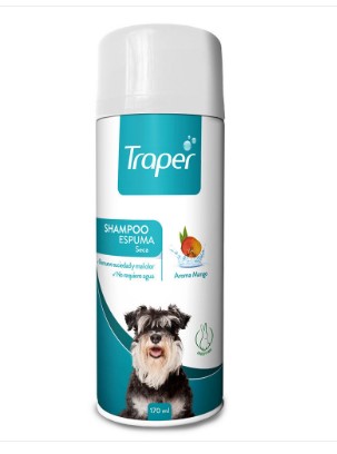 Traper Shampoo Espuma Seca Perro 170 Ml