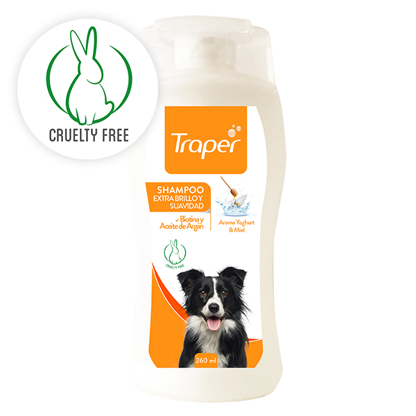 Traper Shampoo Extrabrillo Aroma Yogurth Y Miel Perro 260 Ml