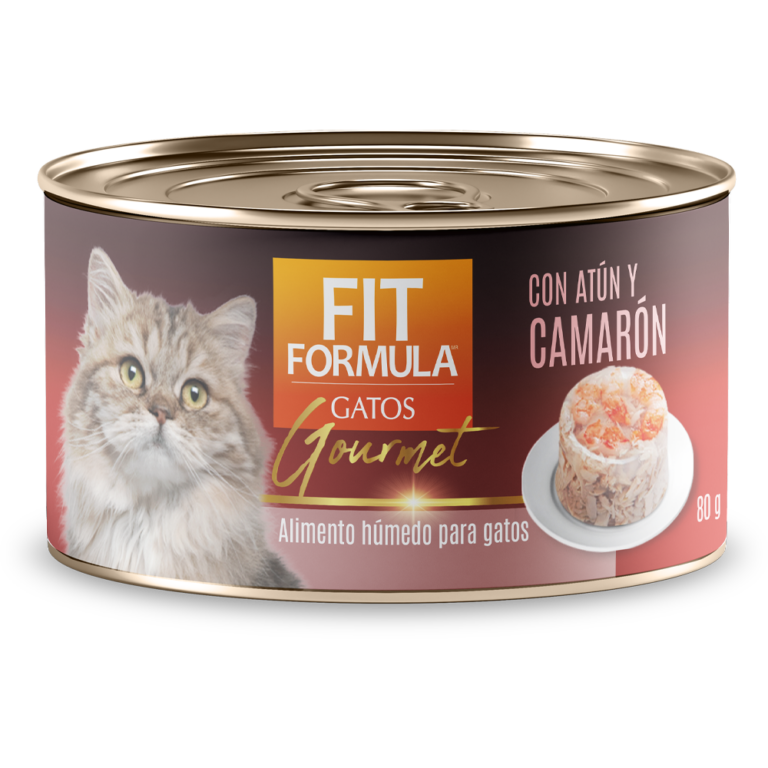 Fit Lata Gourmet Gatos Sabor Camaron 80 Gr